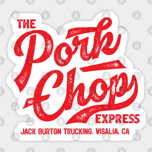 The Pork Chop Express The Pork Chop Express Sticker TeePublic